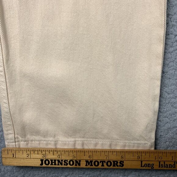 zara high waist wide leg pants Women’s XL (32 Waist)‎ cream 8197/215 New Office - Picture 16 of 16